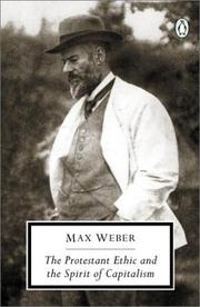 Cover of: The Protestant Ethic and the Spirit of Capitalism by Max Weber