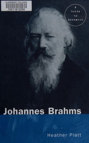 Cover of: Johannes Brahms: a guide to research