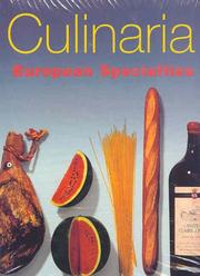 Cover of: Culinaria by 