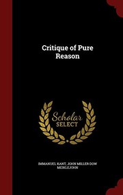 Cover of: Critique of Pure Reason
