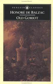 Cover of: Old Goriot (Penguin Classics) by Honoré de Balzac