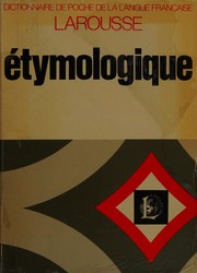 Cover of: Nouveau dictionnaire étymologique et historique