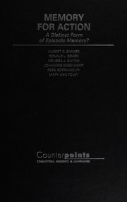 Cover of: Memory for action by Hubert D. Zimmer ... [et al.]