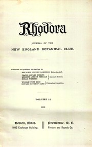 Cover of: Rhodora by Benjamin Lincoln Robinson