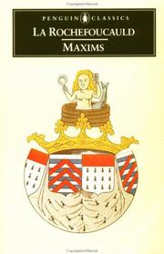 Cover of: Maxims
