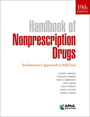 Handbook of Nonprescription Drugs by Daniel L. Krinsky