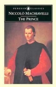 Cover of: The Prince by Niccolò Machiavelli