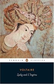 Cover of: Zadig; L'Ingenu (Penguin Classics)