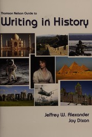 Cover of: Thomson Nelson guide to writing in history