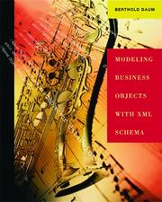 Cover of: Modeling business objects with XML schema