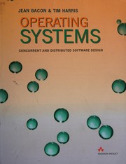 Cover of: Operating systems by Jean Bacon
