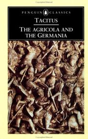 Cover of: The Agricola by P. Cornelius Tacitus