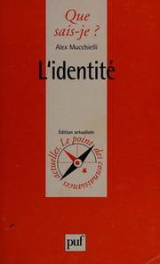 Cover of: L' identité