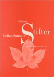 Cover of: Adalbert Stifter Indian Summer