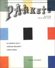 Cover of: Parkett No. 56 Vanessa Beecroft, Ellsworth Kelly, Jorge Pardo (Parkett)