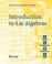 Cover of: Introduction to Lie Algebras
