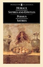 Cover of: The satires of Horace and Persius by Horace