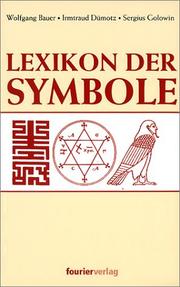 Cover of: Lexikon der Symbole