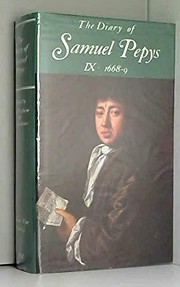 Cover of: The Diary of Samuel Pepys, Vol. 9 by Latham, Robert & Matthews, William