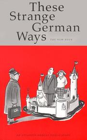 Cover of: These Strange German Ways