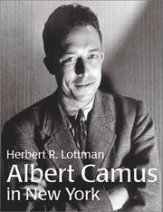 Cover of: Albert Camus in New York