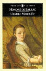 Cover of: Ursule Mirouët by Honoré de Balzac