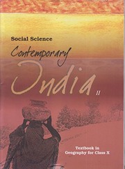 Cover of: Contemporary India Part - 2 Textbook in Geography for Class - 10 - 1068 by by NCERT (Author)