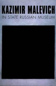 Cover of: Kazimir Malevich in the State Russian Museum