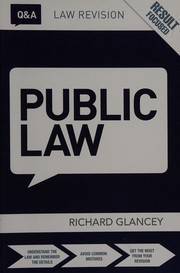 Q&a Public Law by Richard Glancey