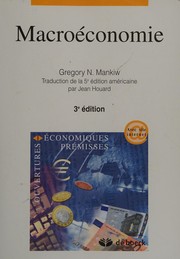 Cover of: Macroéconomie by N. Gregory Mankiw