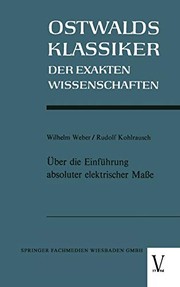 Cover of: Über die Einführung absoluter elektrischer Maße