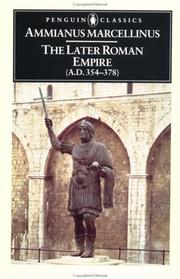 Cover of: The later Roman Empire (A.D. 354-378)