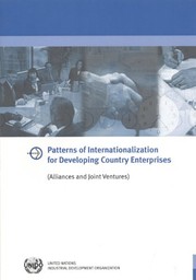 Cover of: Patterns of Internationalization for Developing Country Enterprises by United Nations