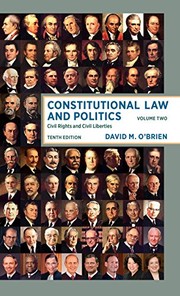 Cover of: Constitutional Law and Politics by David M. O'Brien