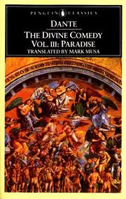 Cover of: Paradise by Dante Alighieri