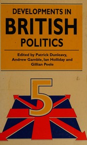 Cover of: Developments in British Politics