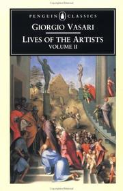 Cover of: Lives of the Artists Volume 2 by Giorgio Vasari, Peter Murray