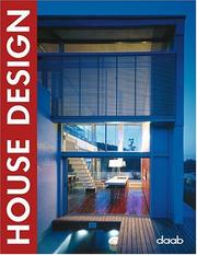Cover of: House Design (Daab Design Book)