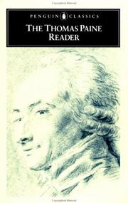 Cover of: Thomas Paine reader by Thomas Paine