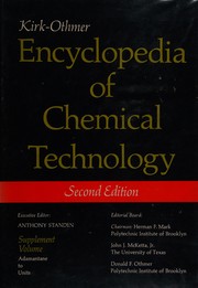 Cover of: Encyclopaedia of Chemical Technology