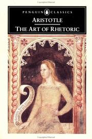 Cover of: The art of rhetoric by Aristotle