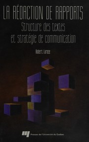 Cover of: La rédaction de rapports