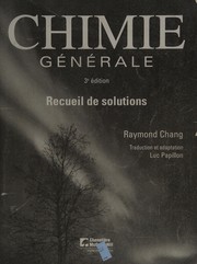 Cover of: Chimie générale: Recueil de solutions
