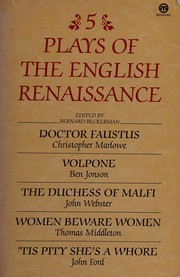 Cover of: Five plays of the English Renaissance