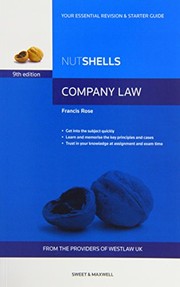 Cover of: Nutshells Company Law