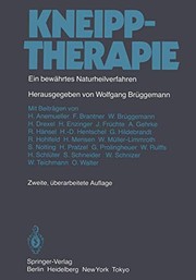 Cover of: Kneipptherapie: Ein bewährtes Naturheilverfahren