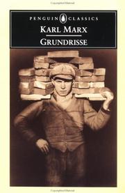 Cover of: Grundrisse by Karl Marx