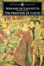 Cover of: The Princesse de Clèves by Madame de La Fayette