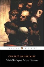 Cover of: Baudelaire: Selected Writings on Art and Literature (Penguin Classics)