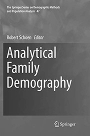 Cover of: Analytical Family Demography